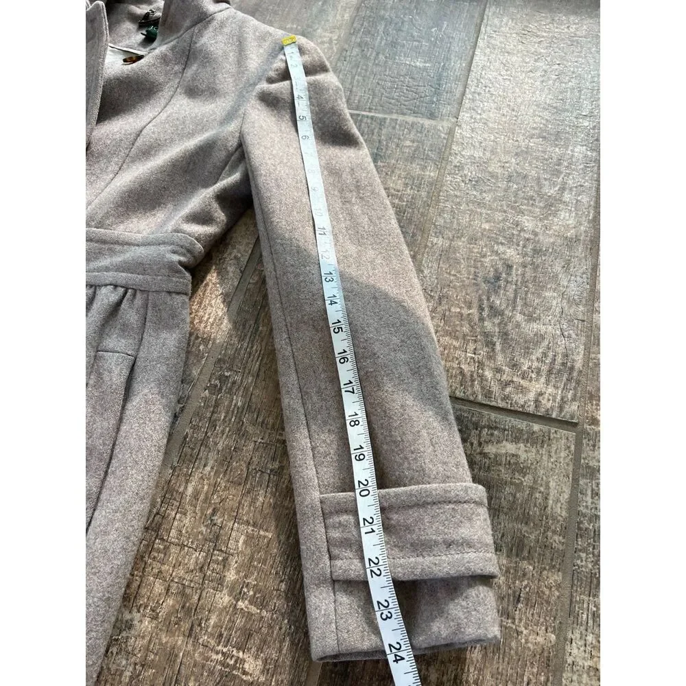 J.Crew Wool Blend Coat Beige Women's 8
